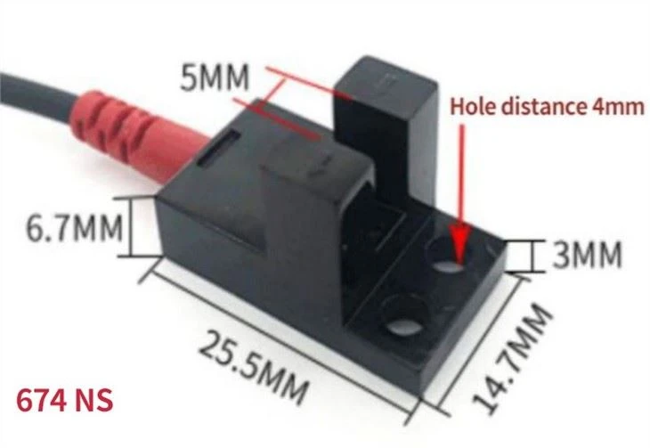 Customizable U-slot Photoelectric Switch Proximity Sensor PNP NO NC